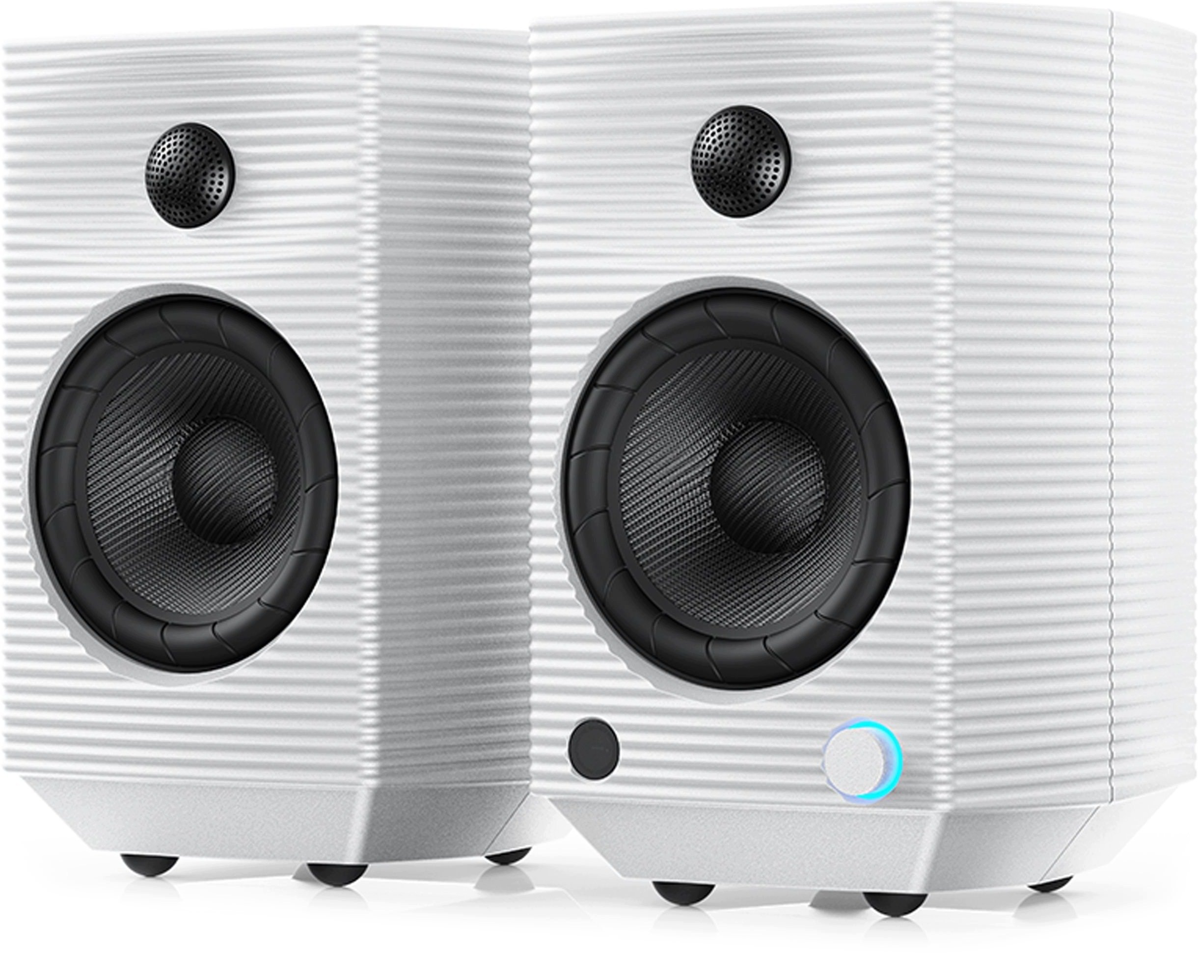 Głośniki komputerowe FiiO SP5 white - głośniki aktywne studio/HiFi z DAC i Bluetooth 6953175721222