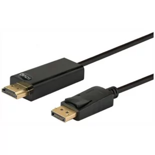 Elmak SAVIO CL-56 Kabel Displayport M - HDMI AM, pozłacane końcówki, 1,5m - Kable komputerowe i do monitorów - miniaturka - grafika 1