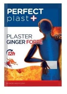 PERFECT PLAST (plastry) PLASTER ROZGRZEWAJĄCY GINGER FORTE 1 szt (12 x 18 cm) - PERFECT PLAST - Apteczki i materiały opatrunkowe - miniaturka - grafika 1