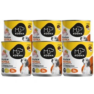 Koema Bogata w indyka 6x800g - Mokra karma dla psów - miniaturka - grafika 1