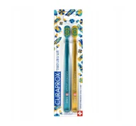 Szczoteczki do zębów - Curaprox 5460 Ultra Soft szczoteczki do zębów dwupak Summer Edition - miniaturka - grafika 1