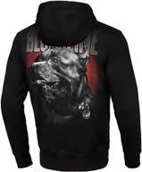 Bluzy sportowe męskie - Pit Bull Bluza Z Kapturem Bloodline Czarna - miniaturka - grafika 1