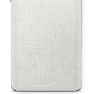 Folia naklejka skórka strukturalna na TYŁ do Huawei MatePad T8 - Tkanina Biała - apgo SKINS - Akcesoria do tabletów i e-booków - miniaturka - grafika 1