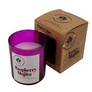 Świece - Arome Świeczka zapachowa w szkle Raspberry Mojito, 125 g - miniaturka - grafika 1