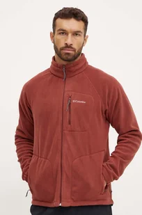 Columbia bluza sportowa Fast Trek II kolor czerwony gładka 1420421 - Bluzy męskie - miniaturka - grafika 1