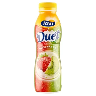 Jovi Jogurt pitny Duet o smaku truskawka - kiwi - Kefiry, jogurty, maślanki - miniaturka - grafika 1