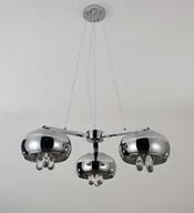 Lampy sufitowe - Lumina Deco Deco NOWOCZESNA LAMPA WISZĄCA CHROMOWANA TOSSO TRIO LDP 8066-3-200 (CHR) - miniaturka - grafika 1