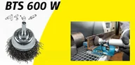 Akcesoria do elektronarzędzi - K.SZCZOTKA GARNKOWA  50mm TRZPIEŃ BTS600W DRUT FALISTY - miniaturka - grafika 1
