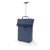 Torby i wózki na zakupy - Wózek Trolley M, Herringbone Dark Blue, 43 L, Reisenthel - miniaturka - grafika 1