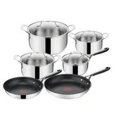 Zestawy garnków i patelni - Tefal E314SA74 10 elementów - miniaturka - grafika 1