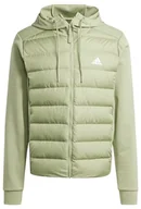 Kurtki męskie - adidas Męska kurtka Essentials Hybrid Down z kapturem, S - miniaturka - grafika 1