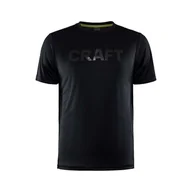 Koszulki sportowe męskie - Męska Koszulka CRAFT CORE CHARGE SS TEE M 1910664-999000 – Czarny - miniaturka - grafika 1