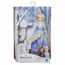 Hasbro Kraina Lodu II Frozen 2 z lokówką Elsa - Lalki dla dziewczynek - miniaturka - grafika 1