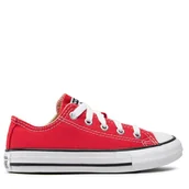 Buty dla chłopców - Trampki Converse Chuck Taylor All Star Ox 3J236 Czerwony - miniaturka - grafika 1