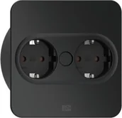 Gniazdka elektryczne - Bachmann BACHMANN TWIST2 2xCEE7/3 2.0m AEH RAL9005 30GE kątowa - miniaturka - grafika 1