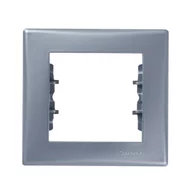 Klawisze i ramki - LEDart 1-krotna - Schneider Electric SEDNA SDN5800160, kolor aluminium - miniaturka - grafika 1