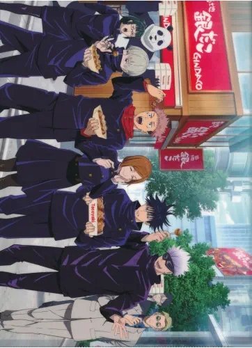 Plakat Anime Jujutsu Kaisen JK_039 A1+ (custom)