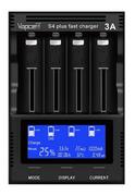 Ładowarki i akumulatory - Vapcell S4 plus V2.0 Ładowarka do akumulatorów Li-ion / NI-MH z kontrolą temperatury - miniaturka - grafika 1