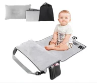 Łóżeczko samolotowe za poduszką dla dzieci Podnóżek podróży do auta welur