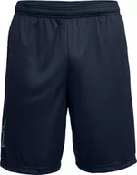 Spodnie sportowe męskie - Under Armour Spodenki UA Tech Graphic Short 1306443-409 granatowy r. M - miniaturka - grafika 1