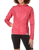 Kurtki damskie - Salomon damska kurtka wiatrówka, zwinny wiatr nadruk bluza z kapturem W, mieszanka syntetyczna, różowa (Calypso Coral), rozmiar L, LC1157700 - miniaturka - grafika 1