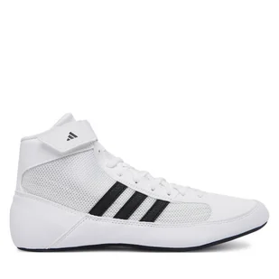 Buty bokserskie adidas HVC JP6120 Biały - Kimona, stroje i obuwie - miniaturka - grafika 1