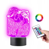 Lampy pozostałe - Lampka na Biurko Statuetka Led Outlander Para - miniaturka - grafika 1