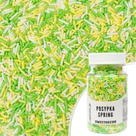 Dodatki do ciast w proszku - Posypka cukrowa PAŁECZKI SPRING mix Sweet Decor, 70 g - miniaturka - grafika 1