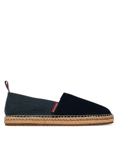 Tommy Hilfiger Espadryle Hilfiger Flex Mix Espadrille FM0FM05497 Granatowy - Espadryle męskie - miniaturka - grafika 1