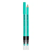 Kredki do oczu - Dermacol Neon Mania Waterproof Eye & Lip Pencil Kredka do oczu 1,1 g Odcień 4 - miniaturka - grafika 1