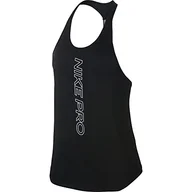 Koszulki i topy damskie - Nike Damska koszulka Np Dry Elastika Tagrx Su, czarno-biała, M - miniaturka - grafika 1