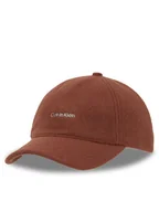 Czapki i chusty sportowe męskie - Calvin Klein Czapka z daszkiem K60K612364 Brązowy - miniaturka - grafika 1