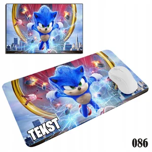 PODKŁADKA POD MYSZKĘ MYSZ WZORY DO WYBORU - SONIC SONIK BAJKI 29x36cm - Podkładki pod mysz - miniaturka - grafika 1