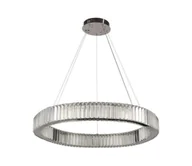 Lampy sufitowe - LED Żyrandol ściemnialny na lince LED/50W/230V 3000-6500K chrom + pilot zdalnego sterowania - miniaturka - grafika 1