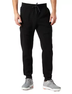 Spodnie męskie - Southpole Spodnie męskie Utility Flap Fleece Jogger, czarny, XXL - grafika 1