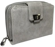 Portfele - Portfel Damski Ze Skóry Włoskiej Ekologicznej JENNIFER JONES Średni Piórnik Z Suwakiem 11022 - miniaturka - grafika 1