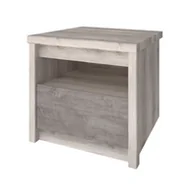 Inne meble do salonu - Szafka Nocna Jazz 1S Kasztan Nairobi / Onyx - miniaturka - grafika 1