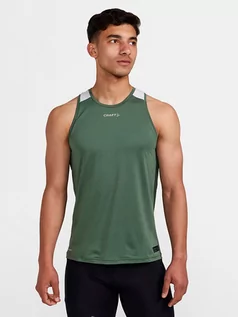 Koszulki sportowe męskie - Craft Top "Pro Hypervent" w kolorze zielonym do biegania - grafika 1