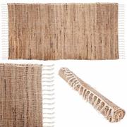 Dywany - Dywan prostokątny bawełniany juta dywanik boho 140x70 cm kod: O-569282 - Home Styling Collection - miniaturka - grafika 1