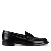 Mokasyny damskie - Mokasyny Gino Rossi MONEY-E25-25420 Czarny - miniaturka - grafika 1