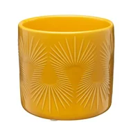 Donice - Osłonka ceramiczna OLIMPIA 14 cm 28576 żółty - miniaturka - grafika 1