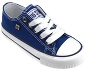 Buty dla dziewczynek - Trampki dziecięce granat BIG STAR FF374202 - miniaturka - grafika 1