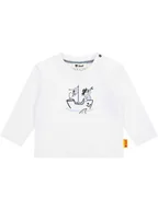 Kaftaniki dla niemowląt - Steiff Koszulka w kolorze białym - miniaturka - grafika 1