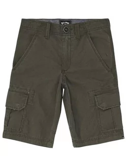 Spodnie i spodenki dla chłopców - Billabong SCHEME CARGO MILITARY męskie spodenki lniane - 32 - grafika 1