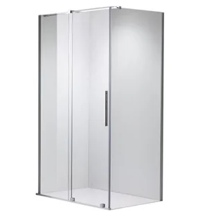 Hydrosan Kabina prysznicowa prostokątna drzwi rozsuwane narożna szkło 8 mm 110x80 cm ASTRA-CH-A-110+B80+E - Kabiny prysznicowe - miniaturka - grafika 1