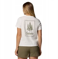 Koszulki męskie - Columbia Rolling Bend Graphic SS Tee 2120021126 Beżowe S - miniaturka - grafika 1