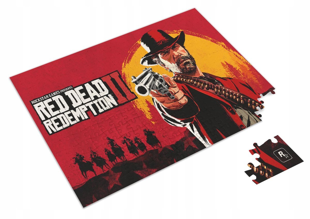 PUZZLE Red Dead Redemption 2 Gra + IMIĘ Pudełko 120 el.