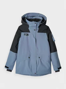 Damska kurtka snowboardowa 4F 4FWAW24TTJAF586 - niebieska - Kurtki damskie - miniaturka - grafika 1
