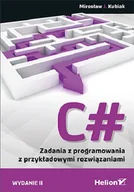 Książki o programowaniu - Kubiak Mirosław J. C# Zadania z programowania z przykładowymi rozwi$1304zaniami - miniaturka - grafika 1