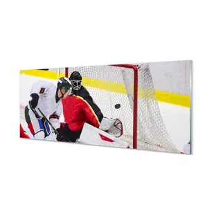 Nowoczesny panel szklany Bramka hokej 125x50 cm - Dekoracje domu - miniaturka - grafika 1